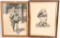 WWII NAZI GERMAN FRAMED PHOTO COLORIZED IMAGE