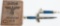 WWII LUFTWAFFE MINIATURE DAGGER SS SD ID CARD WW2