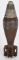 1955 M49A2 60mm DEACTIVATED MORTAR ROUND