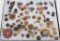 LARGE LOT OF WWI WWII US AND GERMAN PINS BUTTONS