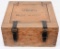 WWII NAZI GERMAN WOODEN FUZE CRATE