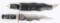 WWII ERA KRIS STYLE TRADE KNIFE W/ SCABBARD WW2