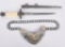 REPRO WWII NAZI GERMAN LUFTWAFFE DAGGER & GORGET