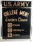 VIETNAM ERA US ARMY COLLEGE MEN! OCS SIGN