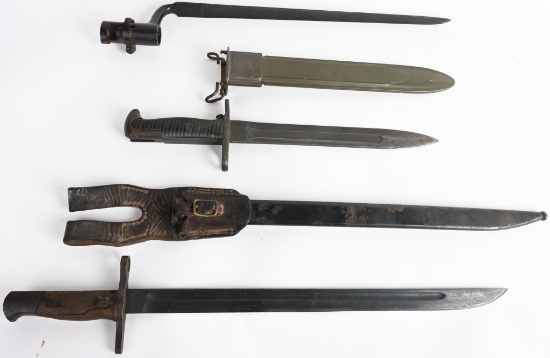 BAYONET LOT OF 3 BRITISH JAPANESE US ARMY