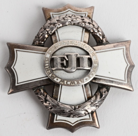 WWI AUSTRIAN WAR MERIT CROSS 2nd CLASS BY ROTHE