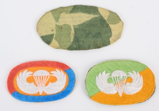 3 VIETNAM WAR THEATER MADE AIRBORNE OVALS