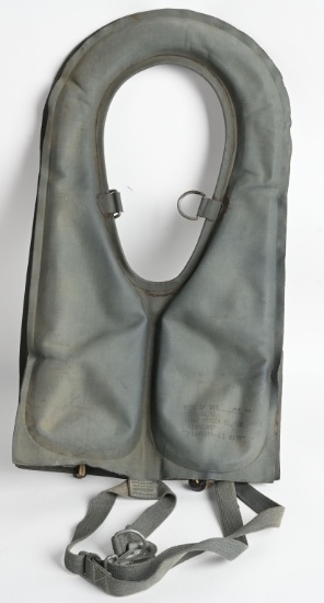 WWII US USN NAVY AVIATOR LIFE PRESERVER WW2