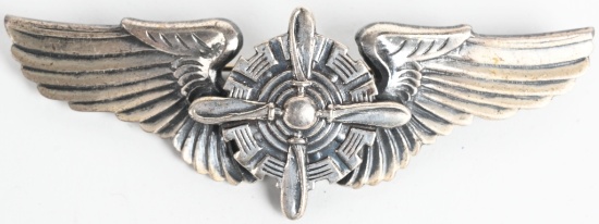 WWII US ARMY AIR CORPS FLIGHT ENGINEER WINGS WW2