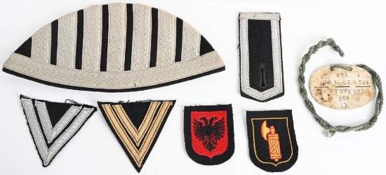WWII GERMAN SS MUSICIANS SWALLOW NEST W RZM TAG
