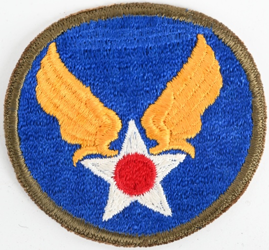 WWII US ARMY AIR CORPS OD BORDER PATCH WW2