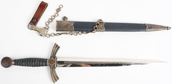 WWII NAZI GERMAN LUFTWAFFE DAGGER BY SMF WW2