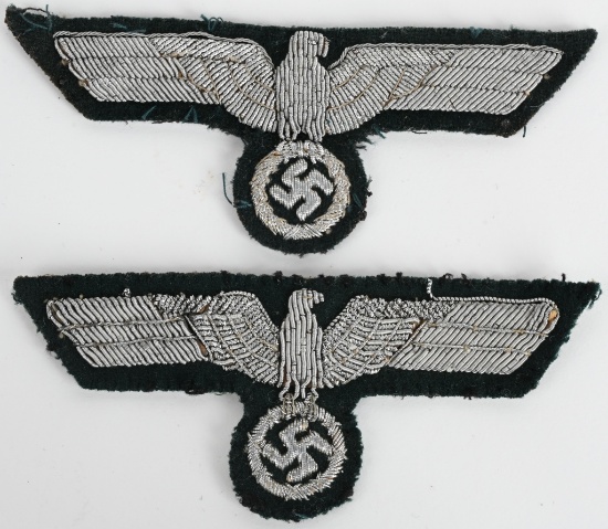 WWII NAZI GERMAN OFFICER'S BREAST EAGLE LOT WW2