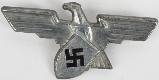 WWII NAZI FACTORY PROTECTION SERVICE HAT BADGE WW2