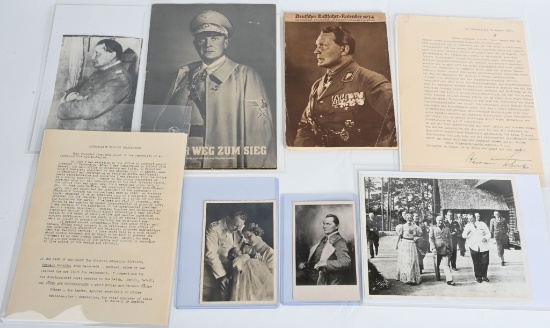 WWII NAZI GERMAN HERMANN GORING ARCHIVE PHOTOS ECT