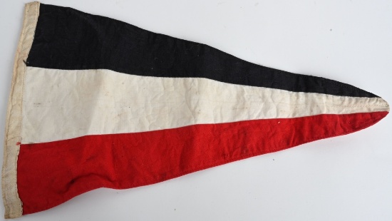 WWII NAZI GERMAN CAR PENNANT DIVISIONAL COMMANDER