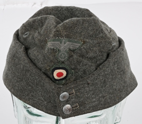 WWII NAZI GERMAN WEHRMACHT M42 OVERSEAS CAP WW2