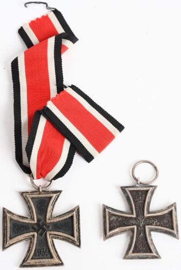 WW1 & WWII IRON CROSS 2ND CLASS LOT OF 2 WWI WW2