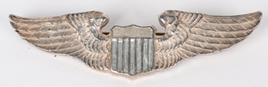 WWII US ARMY AIR CORPS LUXENBERG PILOT WINGS WW2