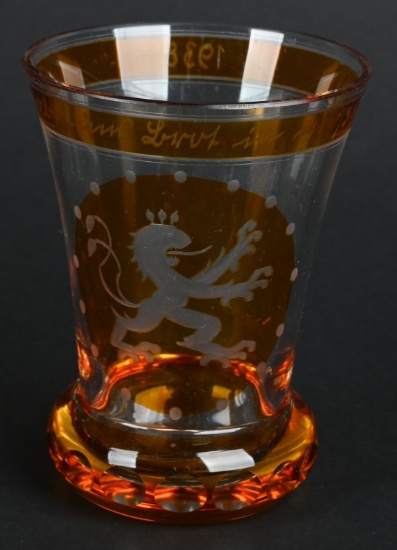 WWII Nazi One people, one Reich, one Führer! Glass