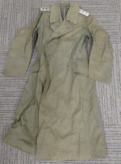 WWII NAZI GERMAN OFFICER RUBBERIZED RAINCOAT WW2