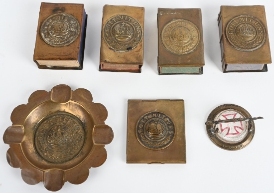 WW1 IMPERIAL GERMAN CIGARETTE TRENCH ART
