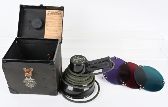 WW2 ARMY AIR CORPS MODEL K-3 SIGNAL LAMP TYPE C-3A