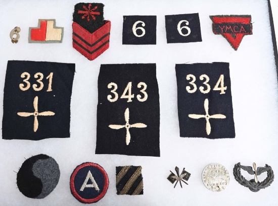 WWI US PATCH LOT AIR SERVICE INSIGNIA INFANTRY WW1