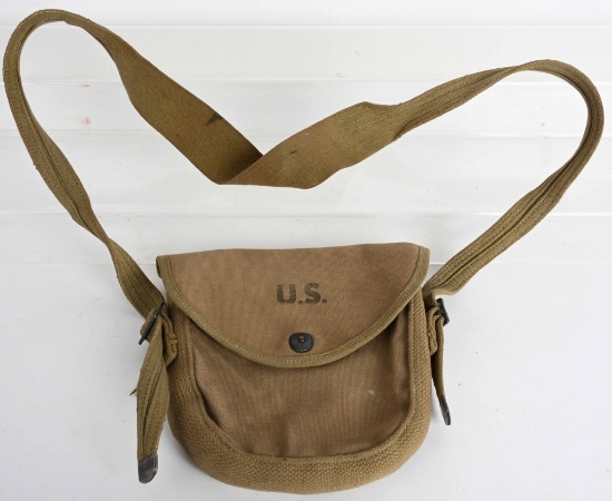 WWII US ARMY 1942 DATED MINT THOMPSOM DRUM POUCH