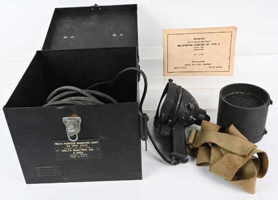 WWII US NAVY MULTI PURPOSE SIGNALING LIGHT WW2