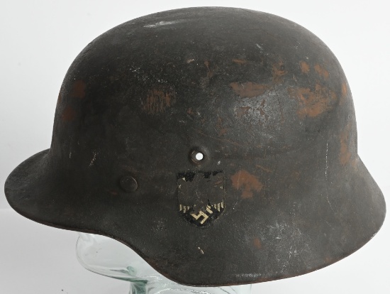 WWII NAZI GERMAN SE66 SD HEER COMBAT HELMET WW2