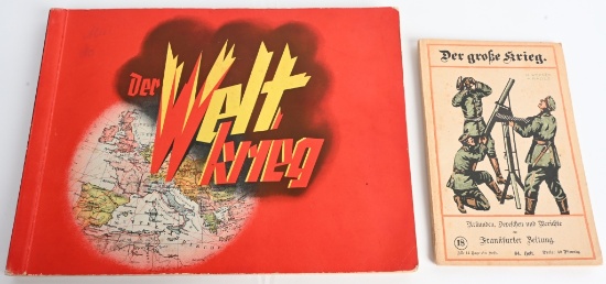 WW1 IMPERIAL GERMAN STAMP BOOK & THE GREAT WAR