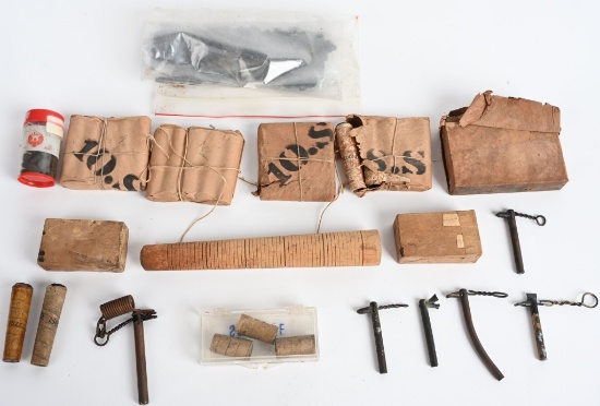 CIVIL WAR ARTILLERY 10 SECOND FUZE LOT + MORE