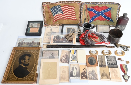 US MILITARIA FROM CIVIL WAR THRU INDIAN WARS WW1