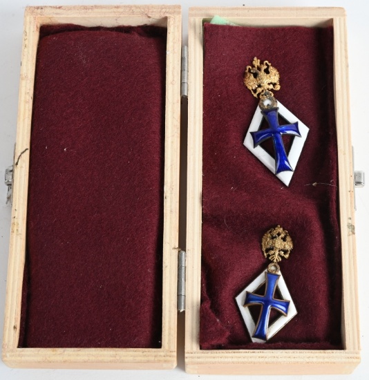 IMPERIAL RUSSIAN UNIVERSITY GRADUATE BADGE LOT