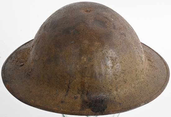 WW1 BRITISH WWI MK1 COMBAT HELMET W/ LINER WWI