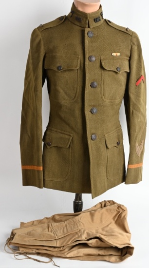 WW1 US ARMY SANITARY CORPS OFFICER UNIFORM WWI