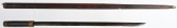 EARLY SWORD CANE W/ CARVING 19 1/2 INCH BLADE