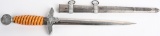 WWII NAZI GERMAN LUFTWAFFE OFFICER'S DAGGER WW2