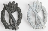 WWII NAZI GERMAN INFANTRY ASSAULT BADGE LOT OF 2