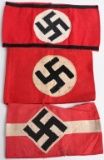WWII NAZI GERMAN ARMBAND LOT HJ NSDAP SS WW2