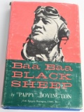 WWII BOOK BAA BAA BLACK SHEEP BOYINGTON SIGNED