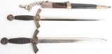 WWII NAZI GERMAN LUFTWAFFE DAGGER LOT OF 2 WW2
