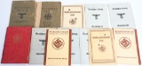 WWII NAZI GERMAN PHOTO ID BOOKLETS NSDAP RAD DAF