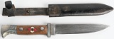 WWII NAZI GERMAN HITLER YOUTH KNIFE W WOOD HANDLE
