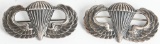 WWII US ARMY PARATROOPER JUMP QUALIFICATION WINGS