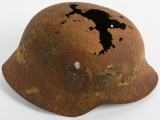 WWII NAZI GERMAN WAFFEN SS SINGLE DECAL DUG HELMET