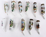 IMPERIAL GERMAN RESERVIST PIPE BOWL LOT OF 11