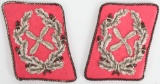 WWII COLLAR TABS Of LUFTWAFFE CHIEF STAFF ENGINEER