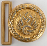 WWII NAZI GERMAN REICHSBAHN OFFICER'S BELT BUCKLE